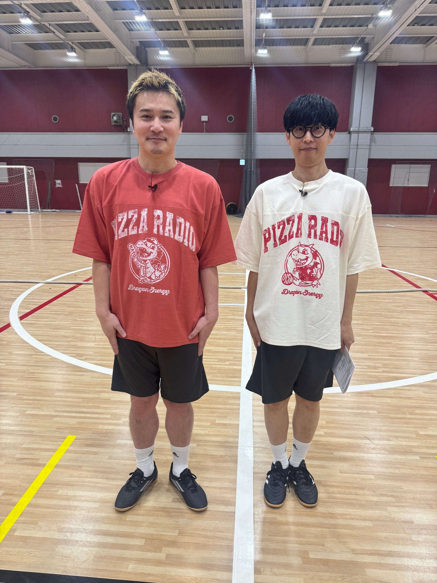 ピザラジ フットボールTシャツ(白)