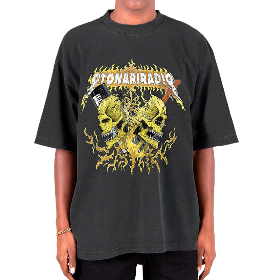 おとラジ ヴィンテージ風バンドTシャツ